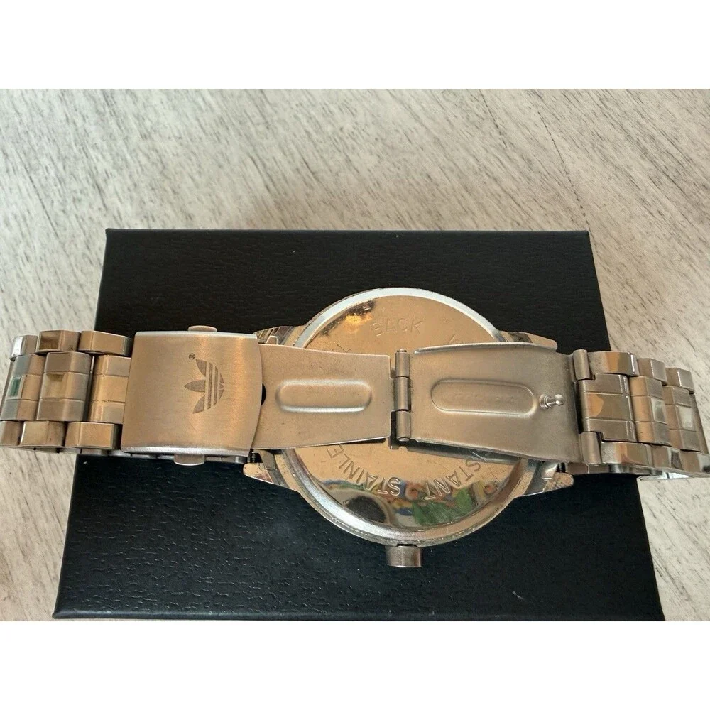 Vintage Adidas Originals Quartz Watch Unisex Stainless Steel Water Resistant